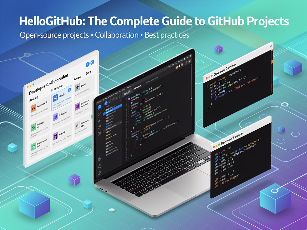HelloGitHub: Ghidul Complet pentru Proiecte GitHub