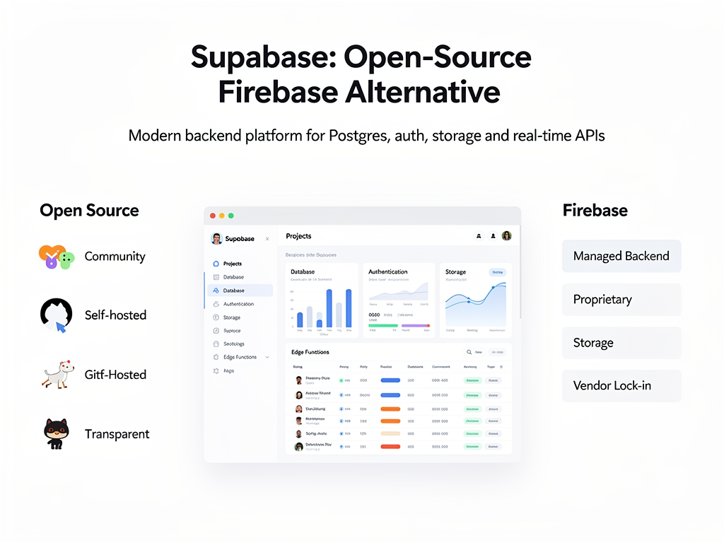 Supabase: Alternativa Open-Source la Firebase